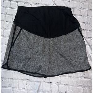 Ecavus Maternity Stretch Athletic Shorts W/ Pockets Black Women’s XL NWT